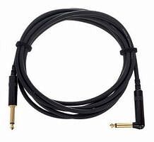 CORDIAL CCI 3 PR - Инструментальный кабель угловой моно-джек 6,3 мм/моно-джек 6,3 мм, 3,0 м, черный