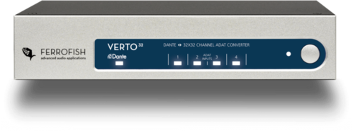 FERROFISH VERTO 32 - 32-канальный ADAT <> Dante конвертер