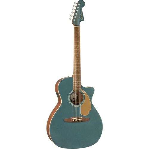 FENDER LTD ED NEWPORTER PLAYER OCEAN TEAL - Электроакустическая гитара, цвет синий