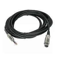 INVOTONE ACM1006/BK - Микрофонный кабель, 6,3джек моно <-> XLR (мама)