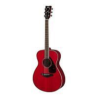 YAMAHA FS820 RR - Акустическая гитара, корпус компакт, верхняя дека массив ели, цвет rube red.