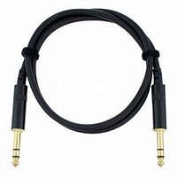 CORDIAL CFM 0,9 VV - Инструментальный кабель джек/джек стерео 6,3 мм, 0,9 м, черный