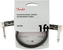 FENDER FENDER 1' INST CABLE BLK - Инструментальный кабель, черный, 1' (30,48 см)