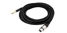CORDIAL CCM 7.5 FP - Микрофонный кабель XLR female/джек моно 6.3мм, 7.5м, черный