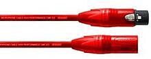 CORDIAL CPM 10 FM RED - Микрофонный кабель XLR female/XLR male, разъемы Neutrik, 10.0м, красный
