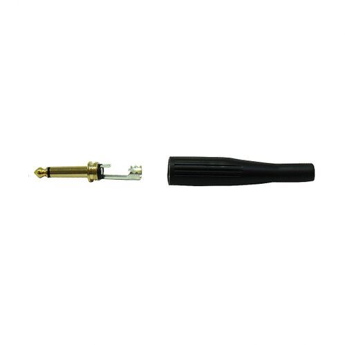 INVOTONE J185 - Джек моно, кабельный 6.3 мм, "золото", корпус пластик фото 2
