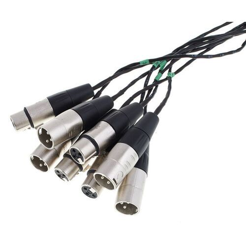 CORDIAL CFD 3 DFMT - Цифровой кабель D-Sub/4xXLR female+4xXLR male, 3,0 м, черный фото 4