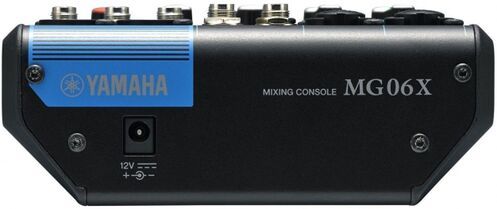 YAMAHA MG06X - Микшерный пульт, 2 мик. вх., 2 стерео пары, микрофонные предусилители "D-Pre" фото 3