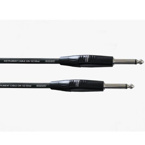 CORDIAL CII 9 PP - Инструментальный кабель моно-джек 6,3 мм/моно-джек 6,3 мм, 9,0 м, черный