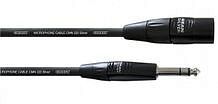 CORDIAL CIM 9 MV - Инструментальный кабель XLR male/джек стерео 6.3мм male, 9.0м, черный