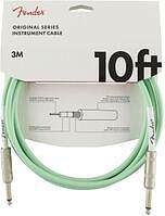 FENDER 10' OR INST CABLE SFG - Инструментальный кабель, зеленый, 10' (3,05 м)