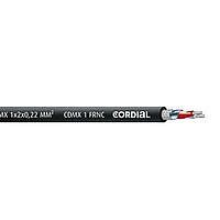 CORDIAL CDMX 1 FRNC - Цифровой кабель, безгалогенный негорючий, 1 пара, 0,22 мм2, 4,6 мм, черный