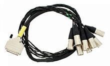 CORDIAL CFD 1,5 DMT - Цифровой кабель D-Sub/8xXLR male, 1,5 м, черный