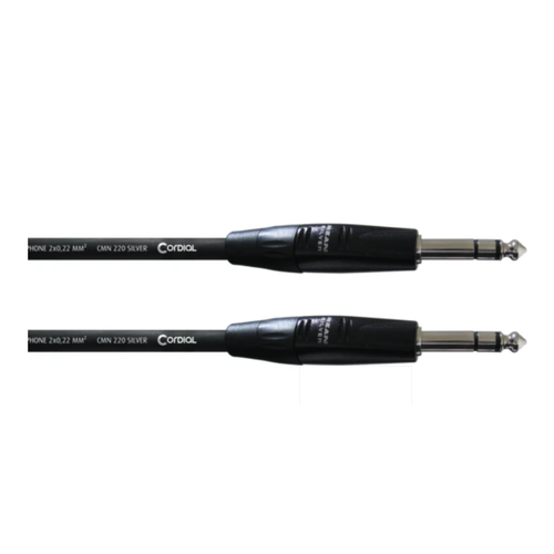 CORDIAL CIM 3 VV - Инструментальный кабель джек стерео 6,3 мм male/джек стерео 6,3 мм male, 3,0 м, ч