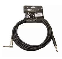INVOTONE ACI1206/BK - Инструментальный кабель,6,3 джек моно <-> 6,3 джек моно угловой