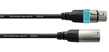 CORDIAL CCM 0,5 FM - Микрофонный кабель XLR female/XLR male, 0,5 м, черный