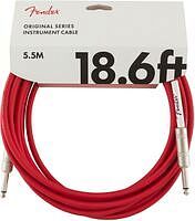 FENDER 18.6' OR INST CABLE FRD - Инструментальный кабель, красный, 18,6' (5,7 м)