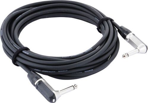 CORDIAL CFI 6 RR - Инструментальный кабель угловой джек моно 6.3мм/угловой джек моно 6.3мм, 6.0м, че