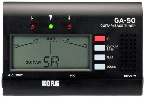 KORG GA-50 - Цифровой тюнер для гитары/бас-гитары