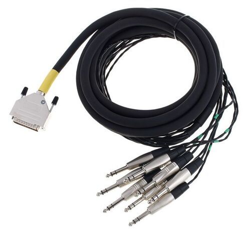 CORDIAL CFD 5 DVT - Цифровой кабель D-Sub/8xджек стерео 6,3 мм, 5,0 м, черный