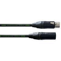 CORDIAL CRM 1 FM-BLACK - Микрофонный кабель XLR female/XLR male, разъемы Neutrik, 1,0 м, черный