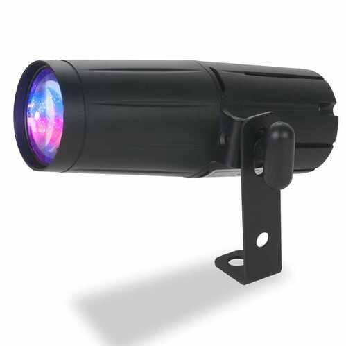 ADJ PINSPOT LED QUAD DMX - Четырехцветный (4-в-1) светодиодный прожектор RGBW мощностью 8 Вт фото 2