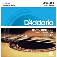 D'ADDARIO EZ940 - Струны для 12-струнной гитары