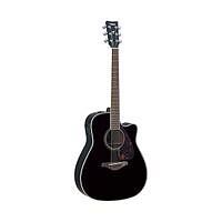 YAMAHA FGX820C BL - Электроакустическая гитара с вырезом, цвет- черный