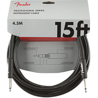 FENDER FENDER 15' INST CABLE BLK - Инструментальный кабель, черный, 15' (4,6 м)