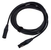 CORDIAL CPM 6 FM - Микрофонный кабель XLR female/XLR male, разъемы Neutrik, 6,0 м, черный