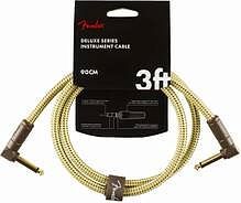 FENDER DELUXE 3' INST CABLE TWD - Инструментальный кабель, твид, 3' (91,44 см)