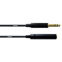 CORDIAL CFM 3 VK - Инструментальный кабель джек стерео 6,3 мм male/джек стерео 6,3 мм female, 3,0 м,
