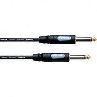 CORDIAL CCFI 0.9 PP - Инструментальный кабель джек моно 6.3мм/джек моно 6.3мм, 0.9м, черный