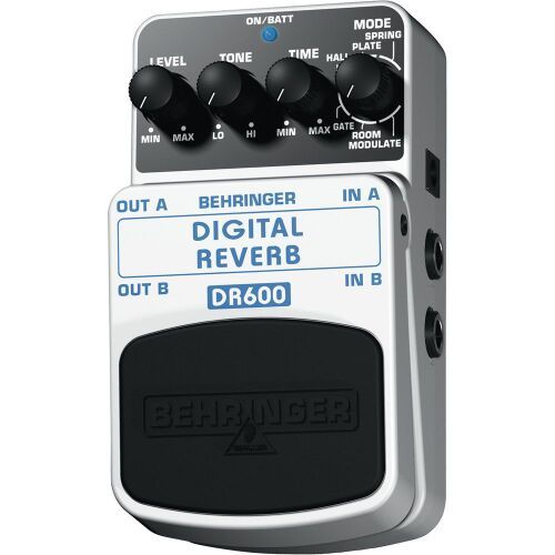 BEHRINGER DR600 - Педаль цифровой ревербератор для гитар, бас-гитар и клавишных фото 2