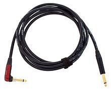 CORDIAL CSI 3 RP-SILENT - Инструментальный кабель угловой моно-джек 6,3 мм/моно-джек 6,3 мм