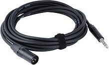CORDIAL CPM 10 MV - Инструментальнй кабель XLR male/джек стерео 6,3 мм male, разъемы Neutrik, 10,0 м