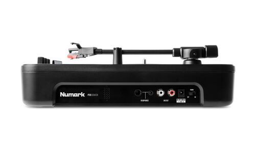 NUMARK PT01 SCRATCH - Портативная USB-вертушка для скретчинга, с крышкой, динамиком, питание AC/DC фото 4