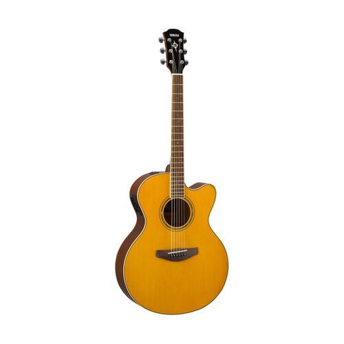 YAMAHA CPX600VT - Акустическая гитара со звукоснимателем, цвет Vintage Tint