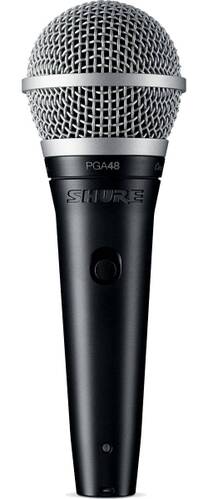 SHURE PGA48-XLR-E - Кардиоидный вокальный микрофон c выключателем, с кабелем XLR -XLR