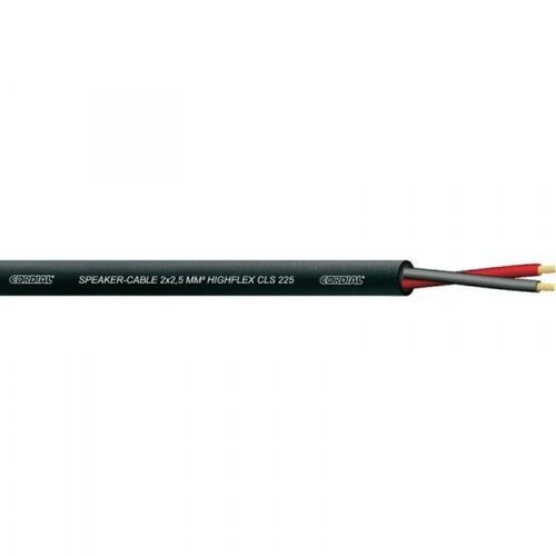 CORDIAL CLS 225 BLACK  - Акустический кабель 2x2,5 мм2, 7,8 мм, черный 