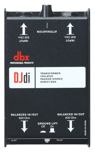 DBX DJDI - 2-канальный пассивный директ-бокс
