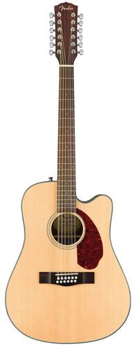 FENDER CD-140SCE DREAD 12 NAT W/C - 12-Струнная электроакустическая гитара, цвет натуральный