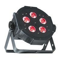 ADJ MEGA TRIPAR PROFILE PLUS - Сверхъяркий плоский прожектор черного цвета с 5 светодиодами Quad 4-в