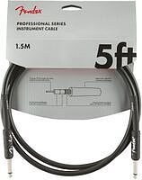FENDER FENDER 5' INST CABLE BLK - Инструментальный кабель, черный, 5' (1,52 м)