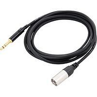 CORDIAL CFM 3 MV - Инструментальный кабель XLR male/джек стерео 6.3мм, 3.0м, черный
