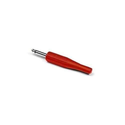 INVOTONE J180/R - Джек моно, кабельный, 6.3 мм, цвет красный, корпус пластик