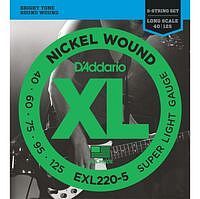 D'ADDARIO EXL220-5 - Струны для Бас-гитары