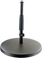 K&M 23320-300-55 - Настольная микрофонная стойка прямая, звукопоглощающая литая основа