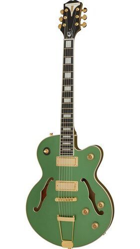 EPIPHONE UPTOWN KAT ES EMERALD GREEN METALLIC - Полуакустическая гитара, цвет зеленый