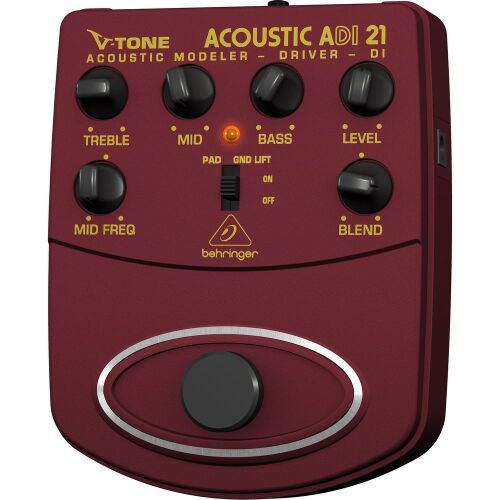 BEHRINGER ADI21 -  Педаль моделирования усилителей для акустических инструментов